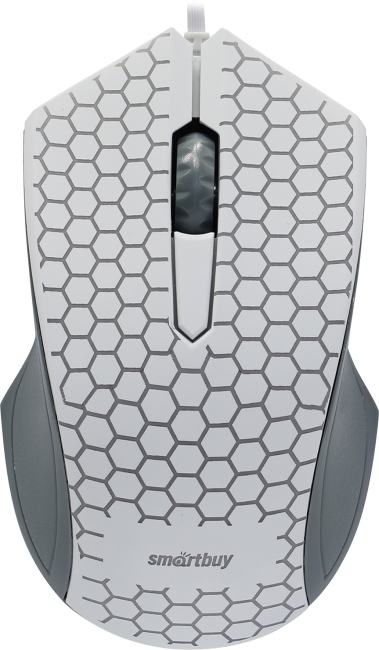 SmartBuy One Optical Mouse <SBM-334-W>  (RTL) USB 3btn+Roll