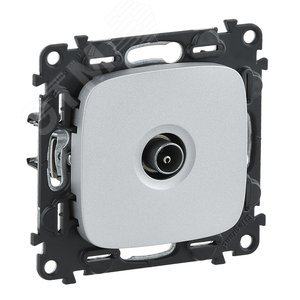 Розетка телевизионная Legrand Valena ALLURE DIY Алюм TV "звезда" 0-2400 Мгц