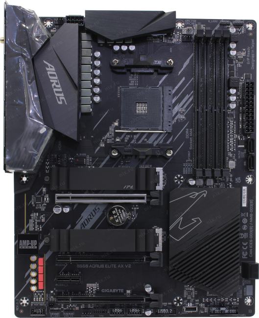 GIGABYTE B550 AORUS ELITE AX V2 (RTL) AM4 <B550> 3xPCI-E HDMI+DP 2.5GbLAN+WiFi+BT SATA  RAID ATX 4DDR4