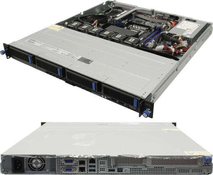 (Z0993087) (ТХП) aS7000/1U: Xeon E-2434/ 16 Гб/ 480 Гб SATA SSD/ Windows Server  Standard 2019 (16core)/