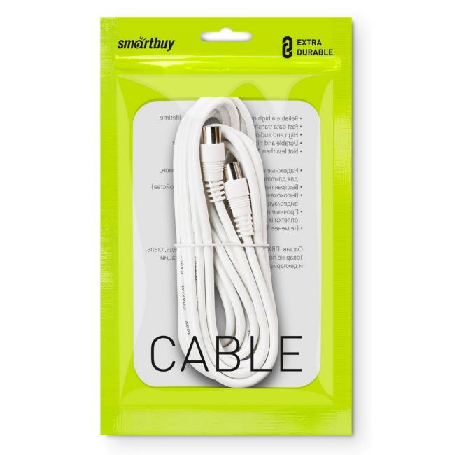 Smartbuy <KTV-235> Кабель удлинительный антенный ТВ  9.5 (M-F), 5м