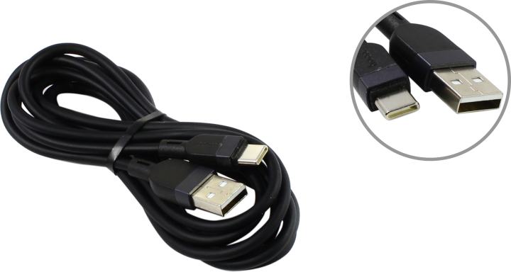 Hoco X109 Black <636315> Кабель USB  AM--> USB-C 2м
