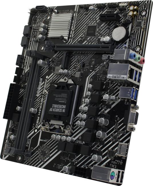 ASUS PRIME H510M-K R2.0 (RTL) LGA1200 <H470> PCI-E Dsub+HDMI GbLAN  SATA MicroATX 2DDR4