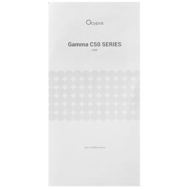 Ocypus Gamma-C50-WHG400XX-GL Корпус ПК без блока питания/ Case Ocypus Gamma C50 WH ARGB, Mini-Tower, TG,  4x120mm  ARGB,