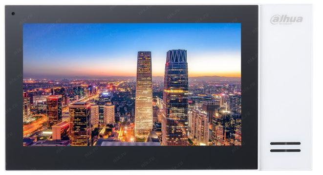 Dahua <DH(I)-VTH2421FW> Монитор IP-видеодомофона  (7" Touch  Screen, 1024x600, LAN)