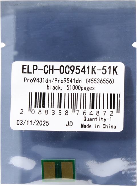 Чип <ELP-CH-OC9541K-51K> Black для  OKI  Pro9431dn/Pro9541dn