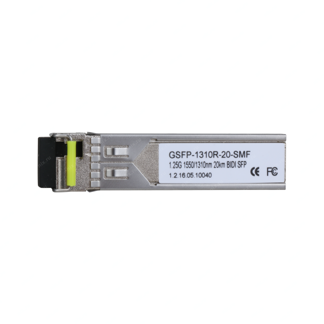 DAHUA DH-GSFP-1310R-20-SMF SFP-модуль, LC, до 1.25Гбит/с, до 20км  (одномодовое оптоволокно), 1550нм/1310нм