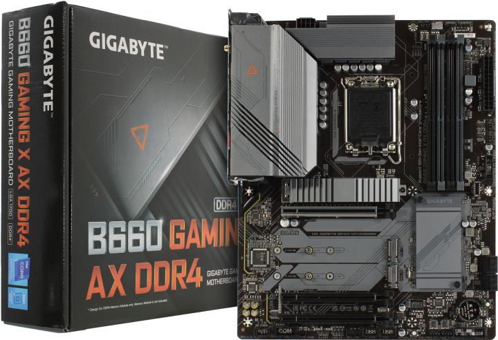 GIGABYTE B660 GAMING X AX DDR4 (RTL) LGA1700 <B660> 3xPCI-E HDMI+DP 2.5GbLAN+WiFi  SATA ATX 4DDR4