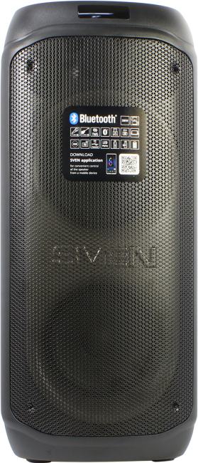 Колонка SVEN PS-1050 Black (200W, Bluetooth, FM,  USB,  NFC,  microSD, ПДУ)