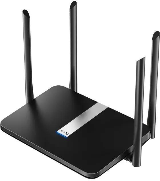 Роутер беспроводной Cudy X6 AX1800  10/100/1000BASE-TX  черный