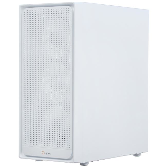 Ocypus Gamma-C50-WHG400XX-GL Корпус ПК без блока питания/ Case Ocypus Gamma C50 WH ARGB, Mini-Tower, TG,  4x120mm  ARGB,