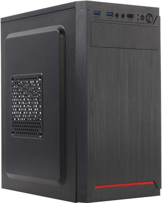 Minitower  Exegate <BAA-114U2> Black MicroATX 450W  (24+4пин)  <EX292359RUS>
