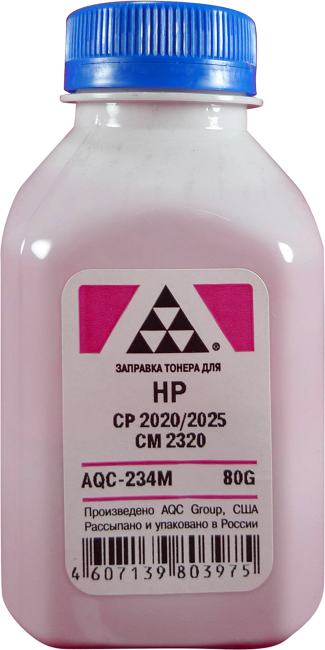 Тонер AQC-234M Magenta (HP LJ CP2020/2025/CM2320)  80 г фас.Россия