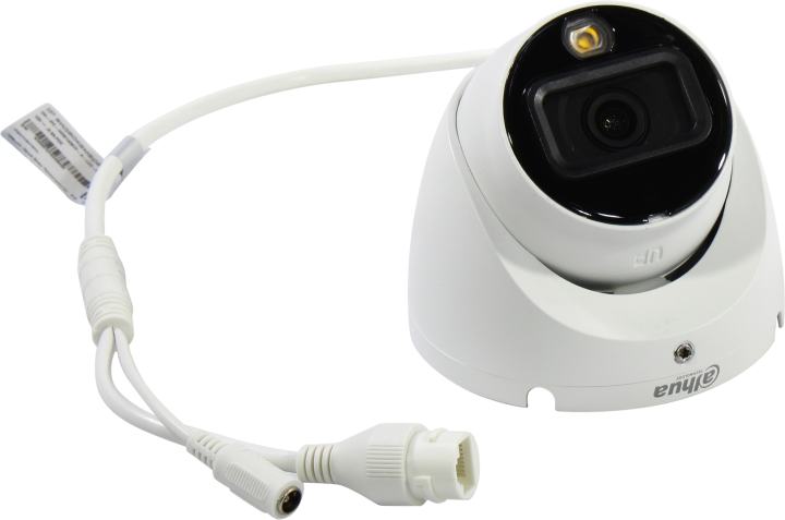 Уличная купольная IP-видеокамера Full-color, 4Мп; 1/3 CMOS; объектив 3.6мм; WDR(120дБ); чувствительность 0.004лк@F1.0 сжатие: H.265+ H.265 H.264+ H.264 MJPEG; 2 потока до 4Мп@25к/с; LED-подсветка до 30м; встроенный микрофон; защита: IP67; питание: 12В(DC)