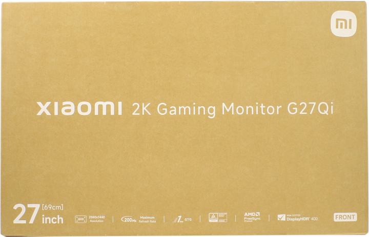 27"    ЖК монитор Xiaomi 2K Monitor G27Qi 2026 <ELA6648RU> (LCD,  2560x1440, HDMI, DP)