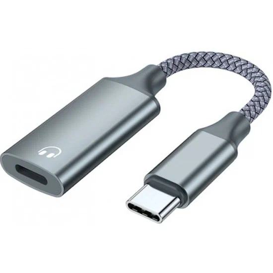 KS-838Gr-D Адаптер USB-C M в Lightning F для передачи аудио, данных и зарядки  KS-is  (KS-838Gr-D)