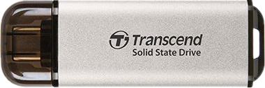 Накопитель SSD Transcend USB-C 512GB  TS512GESD300S ESD300 серебристый
