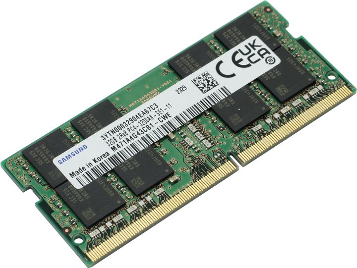 Original SAMSUNG <M471A4G43CB1-CWE> DDR4 SODIMM 32Gb <PC4-25600>  (for  NoteBook)