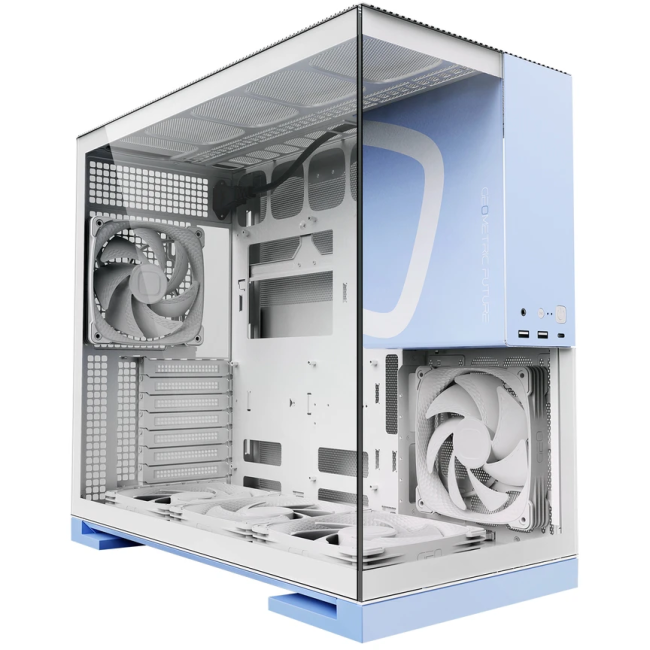 Корпус Geometric Future 1AM5WKPB01100, Mid Tower, E-ATX, 5×140mm ARGB