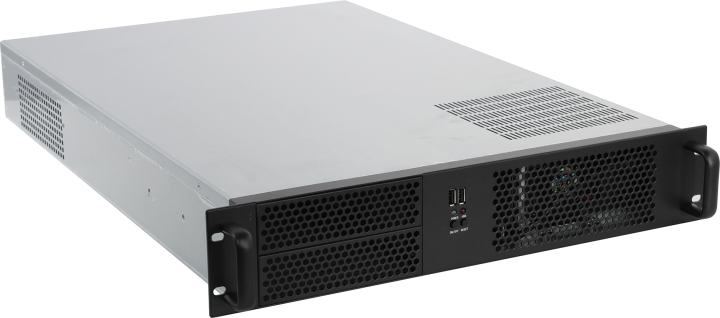 Exegate EX284960RUS Серверный корпус ExeGate Pro 2U650-08 <RM 19", высота 2U, глубина 650, без БП, 2*USB>
