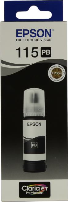 Чернила Epson C13T07D14A Photo Black  для EcoTank L8160/L8180
