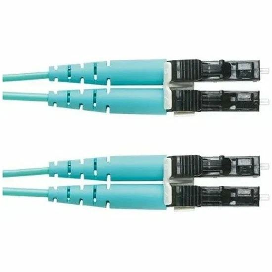 Патч-корд Panduit PVQZLE10LQM08.0, OM4 LC-LC дуплекс, 8м, LSZH