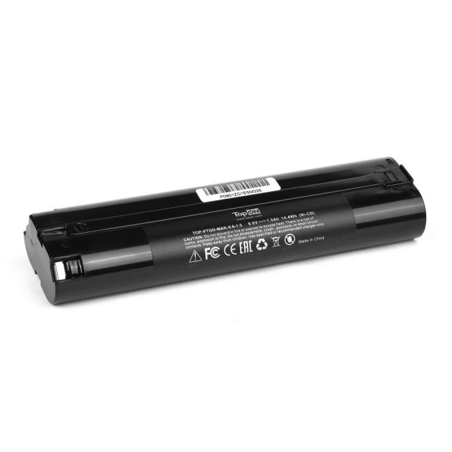 TopON TOP-PTGD-MAK-9.6-1.5 Аккумулятор для Makita DA. 9.6 1.5Ah  (Ni-Cd) PN: 191681-2.