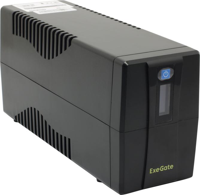 UPS 650VA Exegate Power Smart <ULB-650>  <EP285568RUS> Schuko, LCD