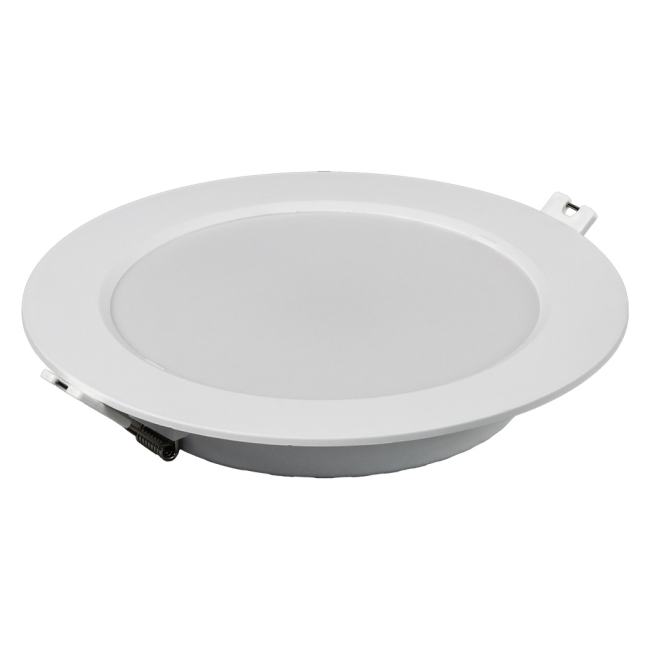 SBL-DLp-18-65 Встраиваемый (LED) светильник DL  круглый пластик Smartbuy-18Вт/6500K/IP40