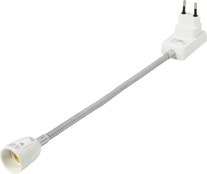 Smartbuy <SBL-NL-001> Переходник вилка-патрон Е14 гибкий  300мм с выключателем