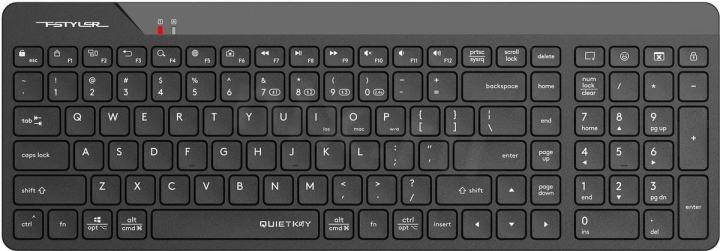 Клавиатура A4Tech Fstyler Bluetooth&Wireless  FBK23  AS  Black <USB>