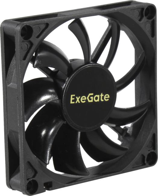 Exegate EX295234RUS Вентилятор 12В DC ExeGate ExtraPower EP08015S2P (80x80x15 мм, Sleeve bearing (подшипник скольжения), 2pin, 2500RPM, 25.5dBA)