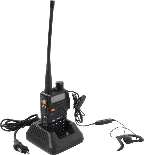 Портативная радиостанция BAOFENG UV-5R (136-174/400-480 МГц)/128 кан./ 5 Вт/BL-5/1800 мАч