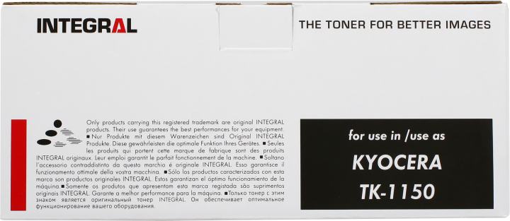 Тонер-картридж Integral TK-1150, черный, 3000 стр.