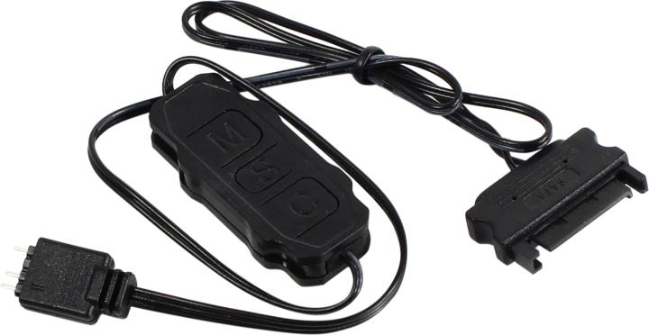 Exegate EX298721RUS Контроллер ExeGate SATA.ARGB3pin для вентиляторов с подсветкой ARGB 5V 3pin (SATA, ARGB 5V 3pin)