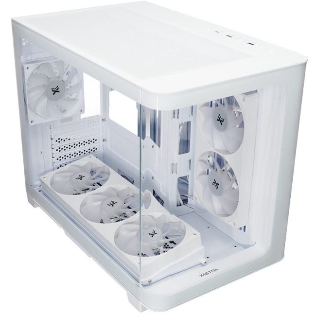 QR500M-1FA36A-1FA24A-1FC12A-C6-UC-WH Корпус XASTRA QR500M 6ARGB-FC-C6-UC White mATX/Aquarium/ 2 Curve  Glass  /1x360mm+1x