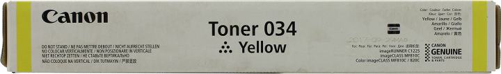 Тонер Canon 034 Yellow для  iR C1225, MF810C/820C