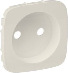 Накладка Legrand 754976 Valena ALLURE розетки без заземления (слоновая кость)