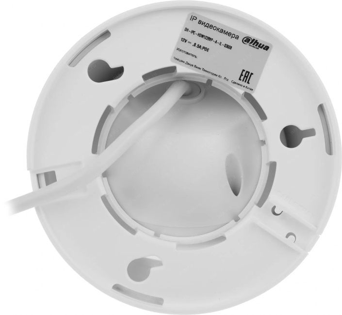Камера видеонаблюдения IP Dahua DH-IPC-HDW1239VP-A-IL-0360B 3.6-3.6мм  цв.  корп.:белый