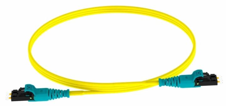 Патч-корд оптический Panduit, ST/APC-SC/APC, 9м, LSZH, желтый (F923L2NSNSNM009)