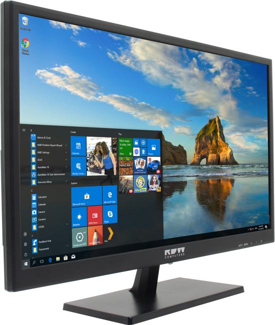 Монитор 23.8" RDW Computers RDW2401K черный (IPS, 300 cd/m?, 4 ms, 100 Гц, 178°/178°, 1000:1, HDMI, DisplayPort, VGA, регулировка высоты, Pivot) 2401K/F00B3100V2A1H
