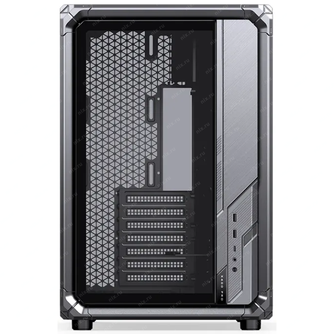 Корпус JONSBO X400 PRO Gray, TG (aquarium),  mini-ITX,  mATX,  ATX, серый