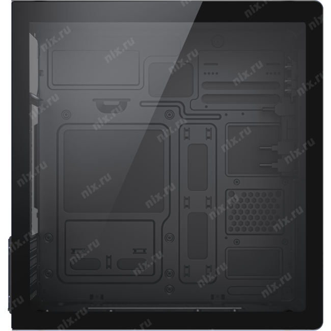 Foxline FL-728TG-U3C Корпус без блока питания/ Case Foxline FL-728TG, mATX,  TG,  1xUSB3.0+1xUSB2.0+1xType-C(USB2.0)+1xAR