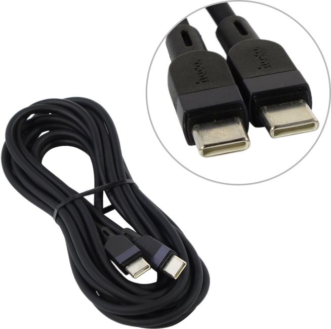 Hoco X109 Black <636377> Кабель USB-C-->  USB-C  3м