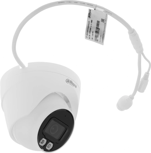 Камера видеонаблюдения IP Dahua DH-IPC-HDW1239VP-A-IL-0360B 3.6-3.6мм  цв.  корп.:белый