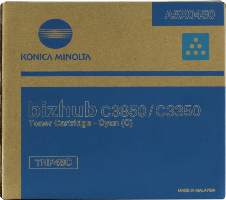 Тонер-картридж Konica Minolta toner cartridge TNP-48C cyan for bizhub C3350/C3850/3850FS 10 000 pages