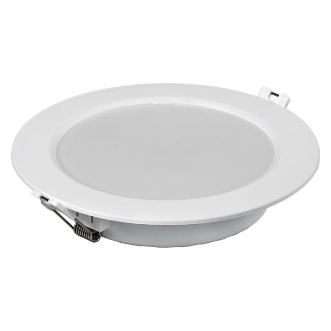 SBL-DLp-12-40 Встраиваемый (LED) светильник  DL  круглый  пластик Smartbuy-12Вт/4000K/IP40