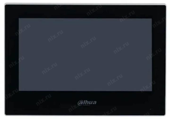 DAHUA DHI-VTH2621G-P Видеодомофон IP 7 дюймовый, черный, ёмкостной сенсорный экран,  питание DC 12В/PoE