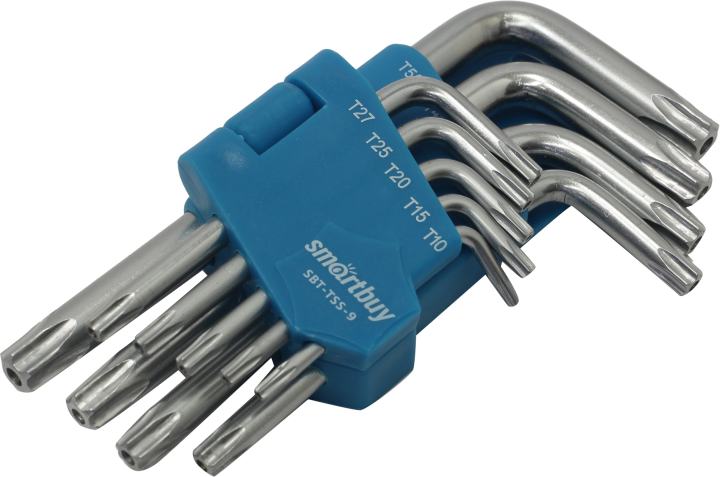 Smartbuy <SBT-TSS-9> Набор ключей TORX с отверстием (9 предметов, T10H-T40H)