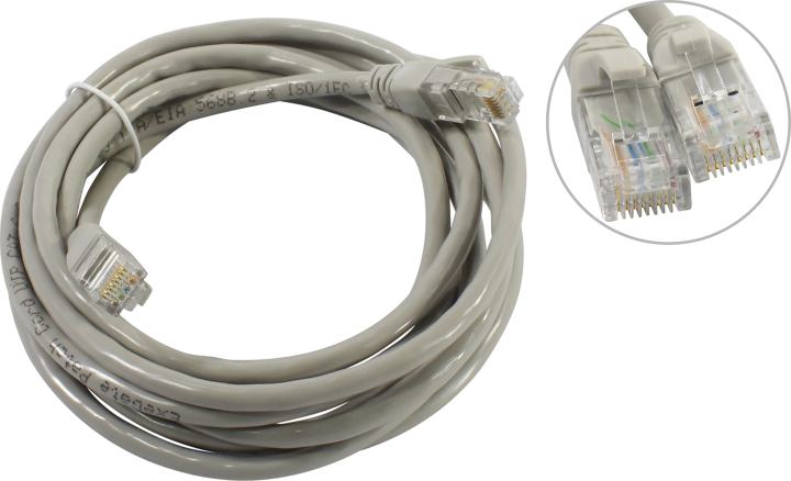 ExeGate <UTP-RJ45-RJ45-C6-CU-3M-GY> Patch Cord UTP  кат.6,  3м,  серый <EX282006RUS> 